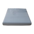 thumbnail image 1 of Water Wash Cotton Linen Mattress Cover Non Slip Full Coverage Soft Breathable Elastic Corners Easy Care For Multiple Bed Types,Blue, 1 of 6
