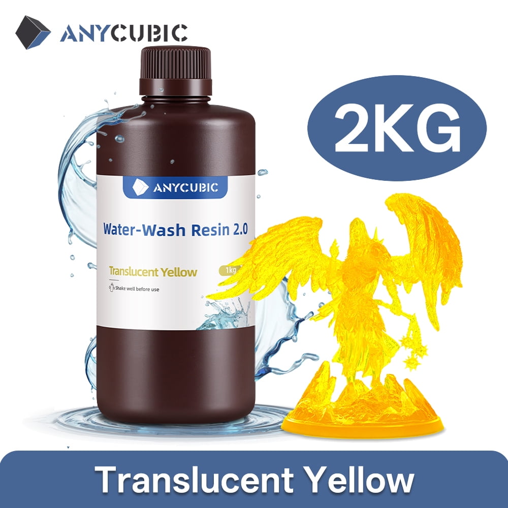 View of Water-Wash Resin For LCD 3D Printer High Precision Low Odor Low ...