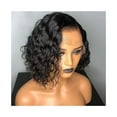 thumbnail image 1 of Water Wave Lace Closure Wigs Human Hair for Women Hair Pre Plucked Pre Cut Curly Bob Wigs, 1 of 6