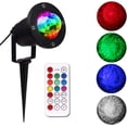 thumbnail image 1 of Water Wave Lights Projector Outdoor Waterproof LED Ripple Garden Lights RGBW 10 Colors Water Effect or Flame Fire Effect with Remote for Patio Christmas Halloween Wedding Swimming Pool Display, 1 of 4