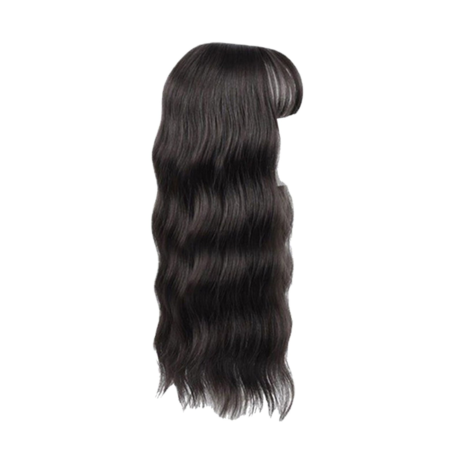 Water Wavy Wool Curl Long Curl Hair Cover Cover White Hair Supplement