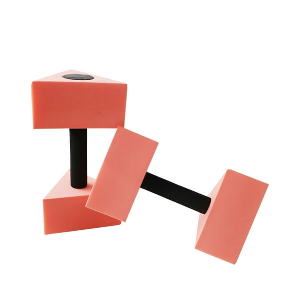 Water Weights for Pool Exercise - 2PCs Triangular Aqua Dumbbells for Water Aerobics, Swimming & Weight Loss - Foam Pool Fitness Equipment for Men & Women