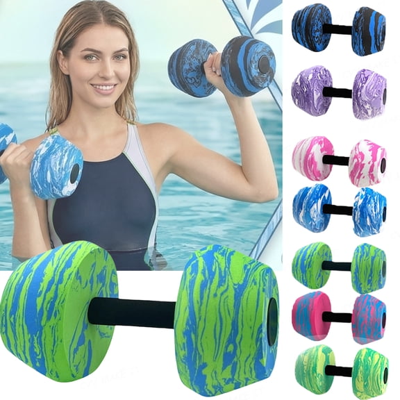 Water Weights for Pool Exercise Detachable Water Dumbbells for Aquatic Fitness Resistance Strength Training in Swim Pool Spa or Rehab EVA Foam Non-Slip Floatable Handles,Mint Green