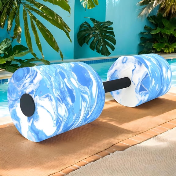 Water Weights for Pool Exercise Swimming Aquatic Dumbbells Water Weights Equipment Lightweight Aqua Swimming Training Barbells for Postpartum Recovery Yoga designer