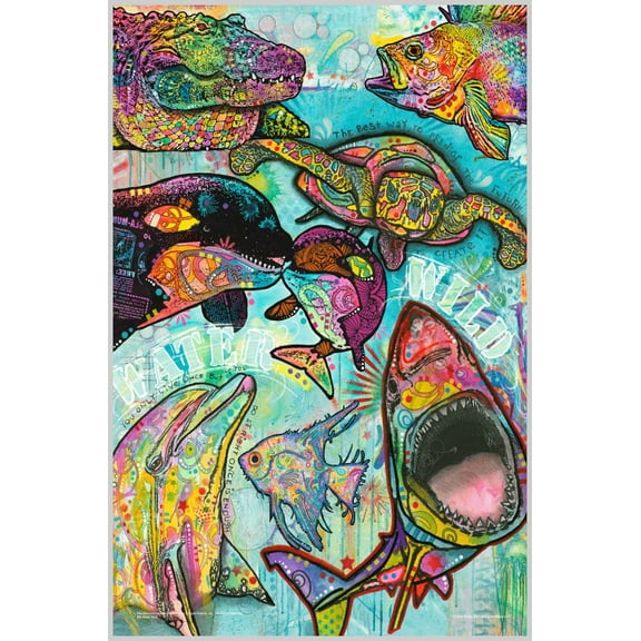 Water Wild by Dean Russo Mini Poster - 11.5" x 17.5" Laminated