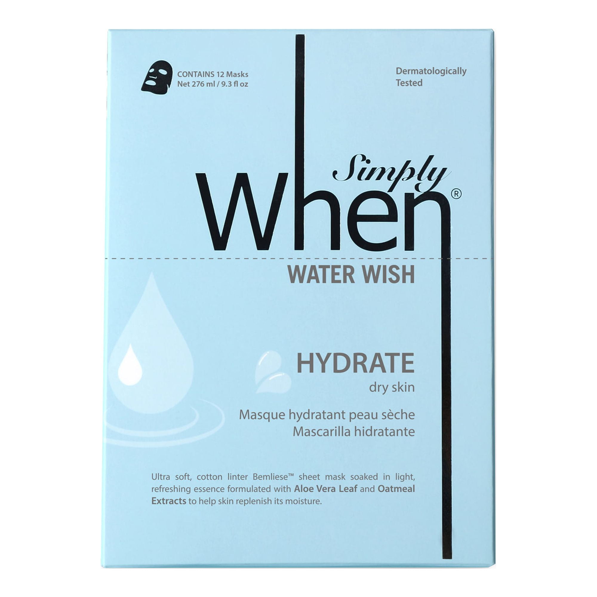 Water Wish Hydrate UltraSoft Cotton Linter Bemliese Sheet Mask