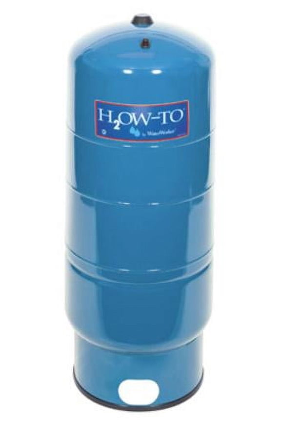 WaterWorker HT-30B Vertical Pressure Well Tank, 30-gallon tank with 26-gallon capacity, Blue