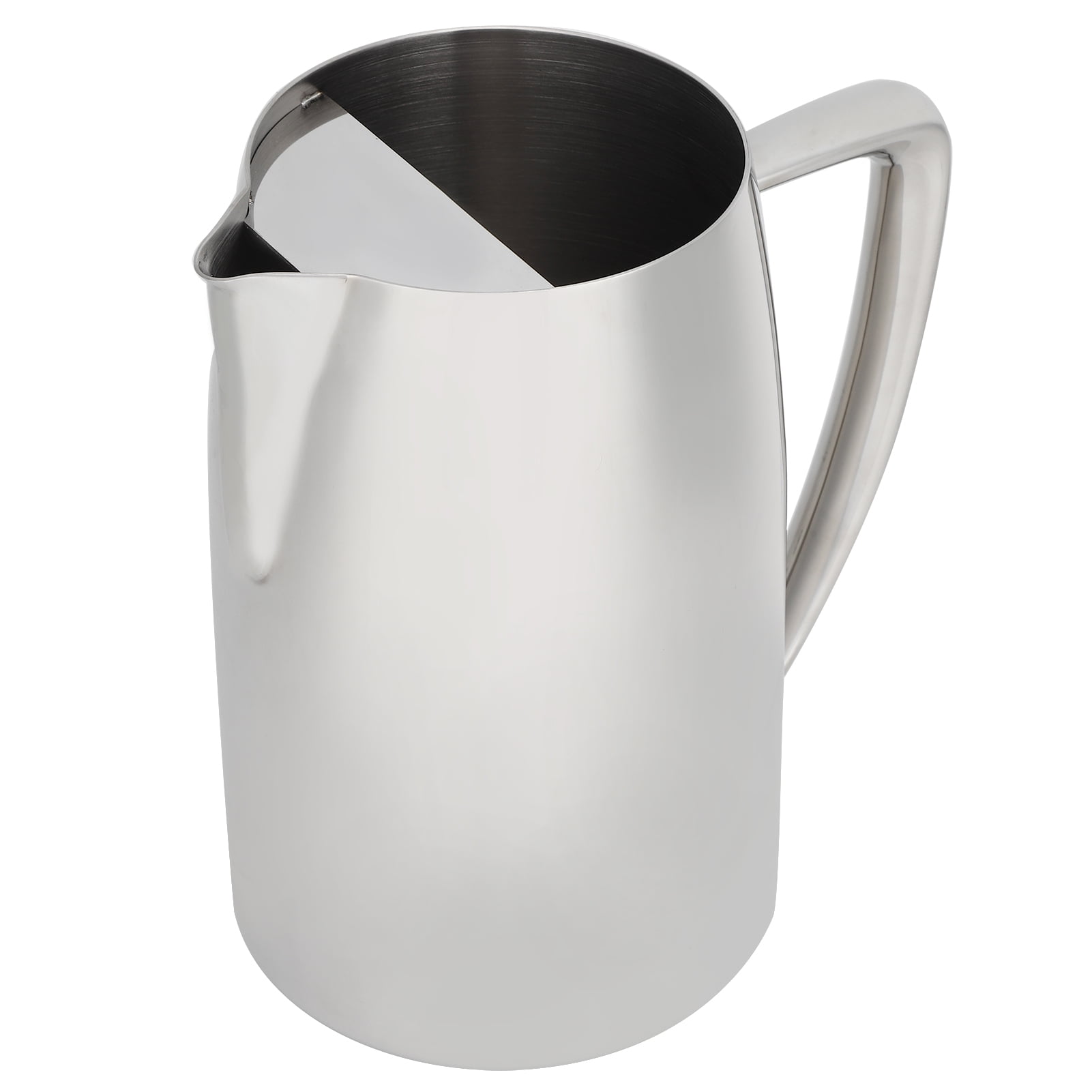 Water and Cold Beverage Pitcher with Built-in Ice Guard, 1.7 Liter (57.5 ounces), Brushed Stainless Steel