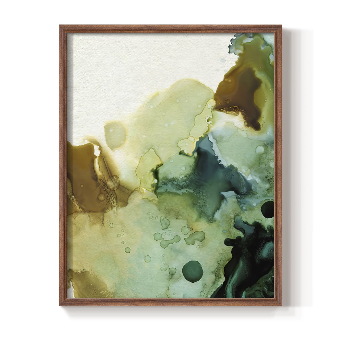 Water and Earth II Framed Print in Brown Solid Wood 8 x 10 Framed Print