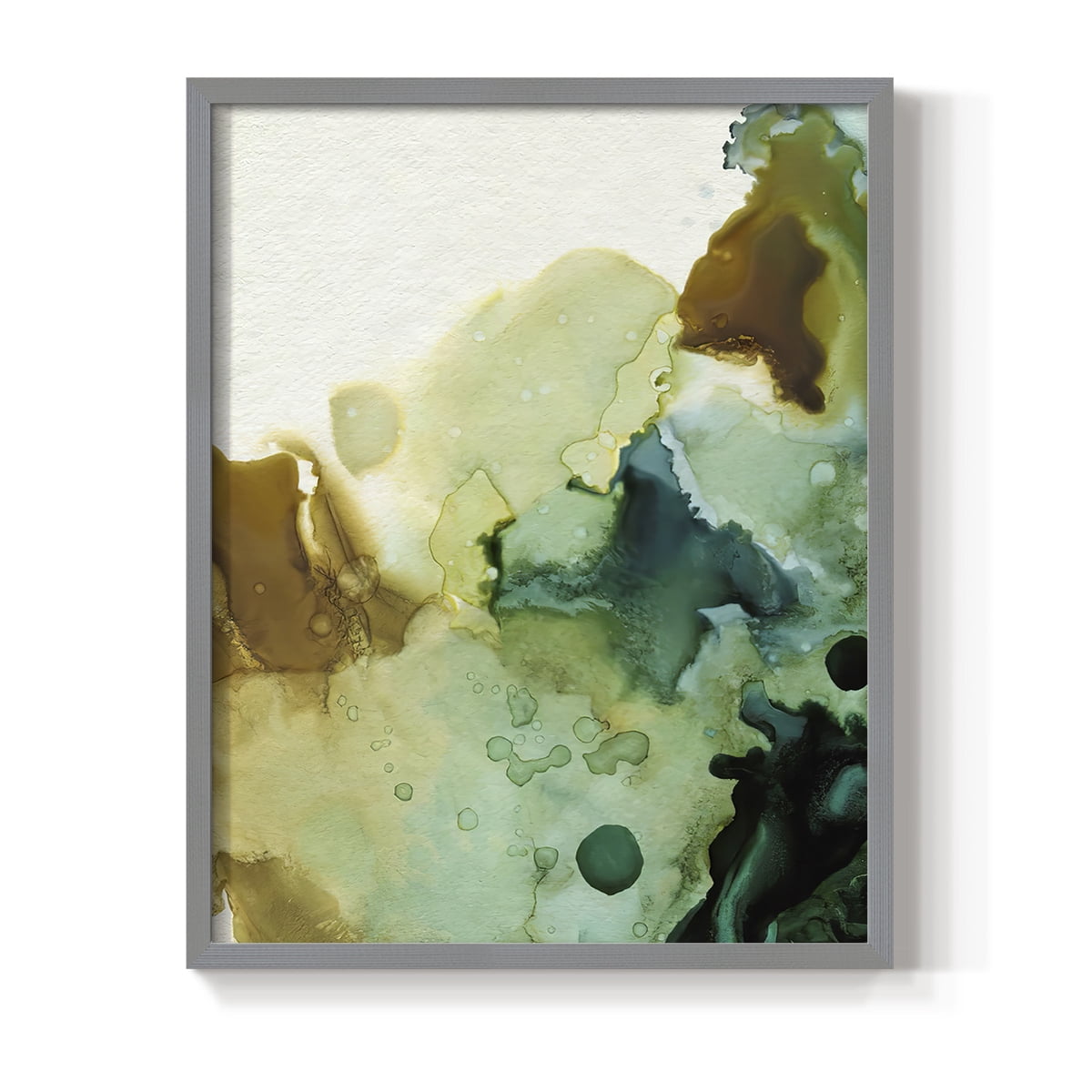 Water and Earth II Framed Print in Gray Solid Wood 8 x 10 Framed Print