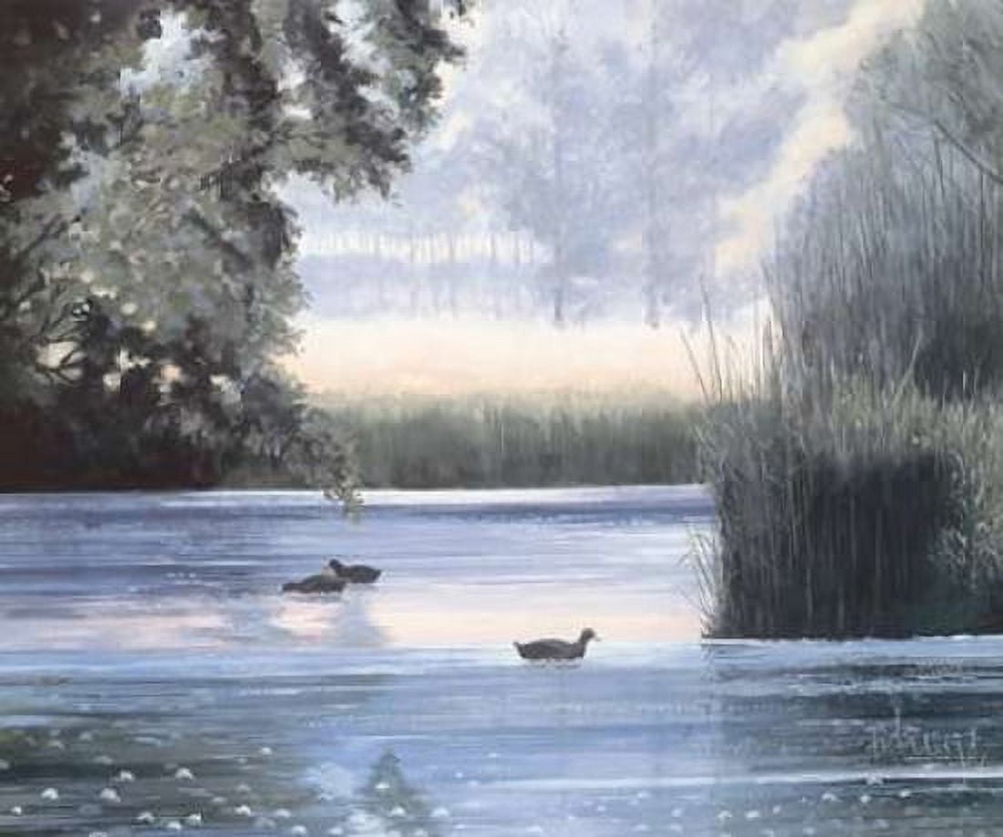 Water base II Canvas Art - Franz Heigl (24 x 24)