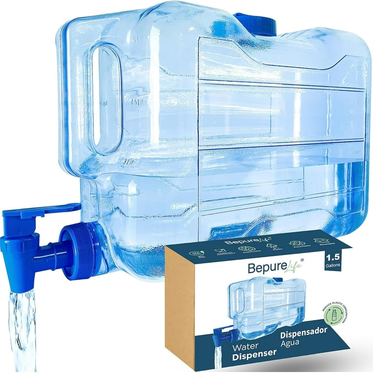 3 gal. Fridge Bottle with Handle and Faucet in Clear 3 gal. Fridge Bottle with Handle and Faucet in Clear