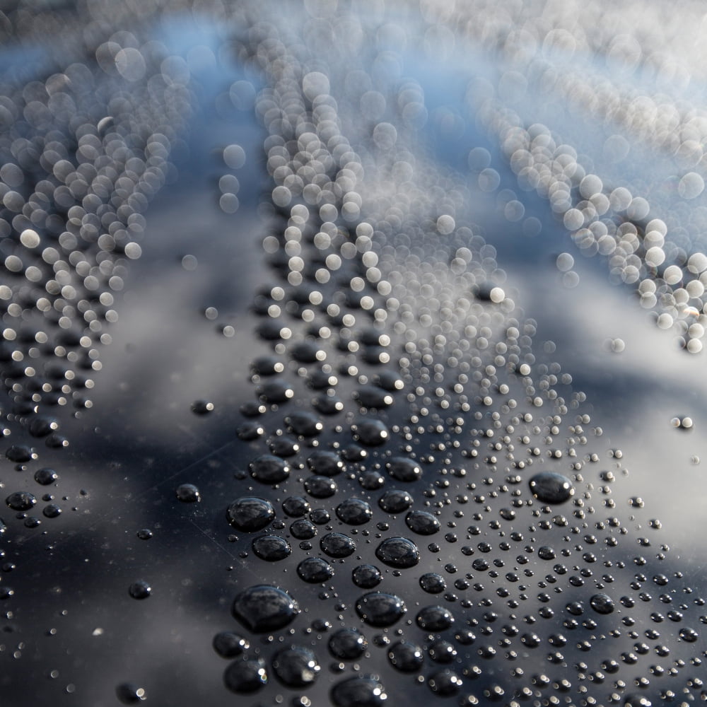 Water droplets Canvas Art - Panoramic Images (24 x 24)