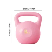 Water-filled Kettlebell Soft Kettlebell Anti Slip Grip Kettlebell Weights Dumbbell Weights for Home Gym Equipment 4kg 6kg