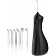 thumbnail image 1 of Water flosser, cordless water flosser, 320ml portable oral irrigator, 3 modes and 6 tips, IPX7 waterproof, 60-160 rechargeable floss pick, suitable for home and travel use, 1 of 4