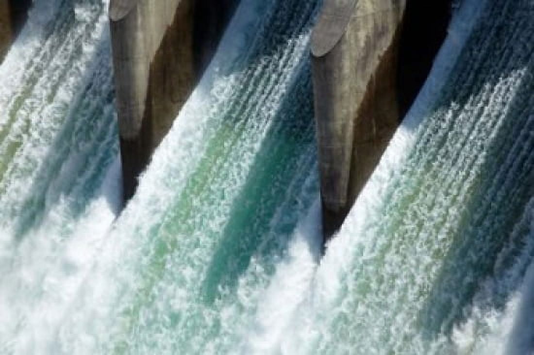 Water from Clyde Dam Otago South Island New Zealand Canvas Art - David Wall DanitaDelimont (36 x 24)