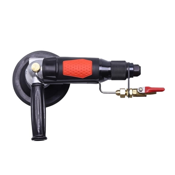 Water-injection pneumatic water mill machine 5" professional air wet sander/polisher stone polishing machine ,Low Vibration