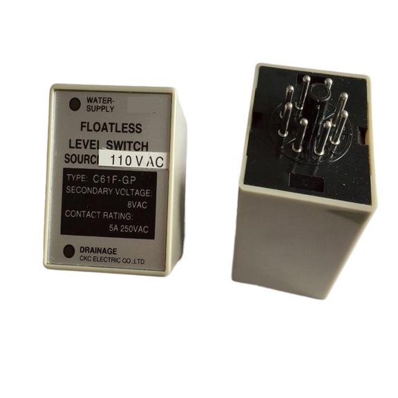 Water level controller C61F-GP level relay 1NO 1NC 8PIN 5A 250VAC 50/60Hz DC12V DC24V AC110V AC220V AC380V
