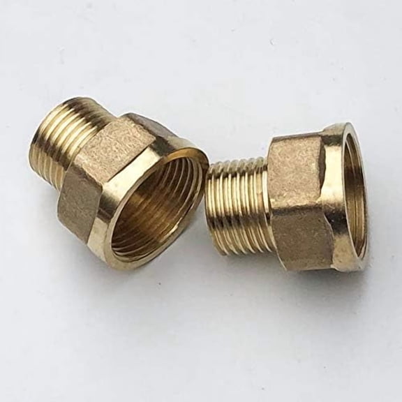 Water line supply adapter connector to deck mount clawfoot bathtub shower faucet,3/4 IPS Female to 1/2 IPS male reducing$$Tools & Hardware Other