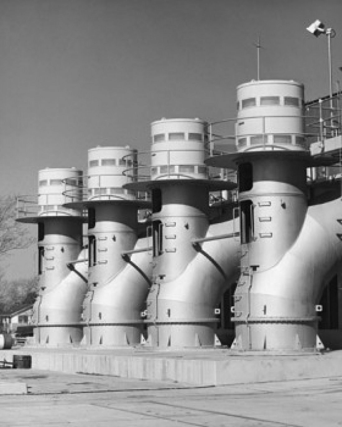 Water purification plant Canvas Art - (18 x 24)