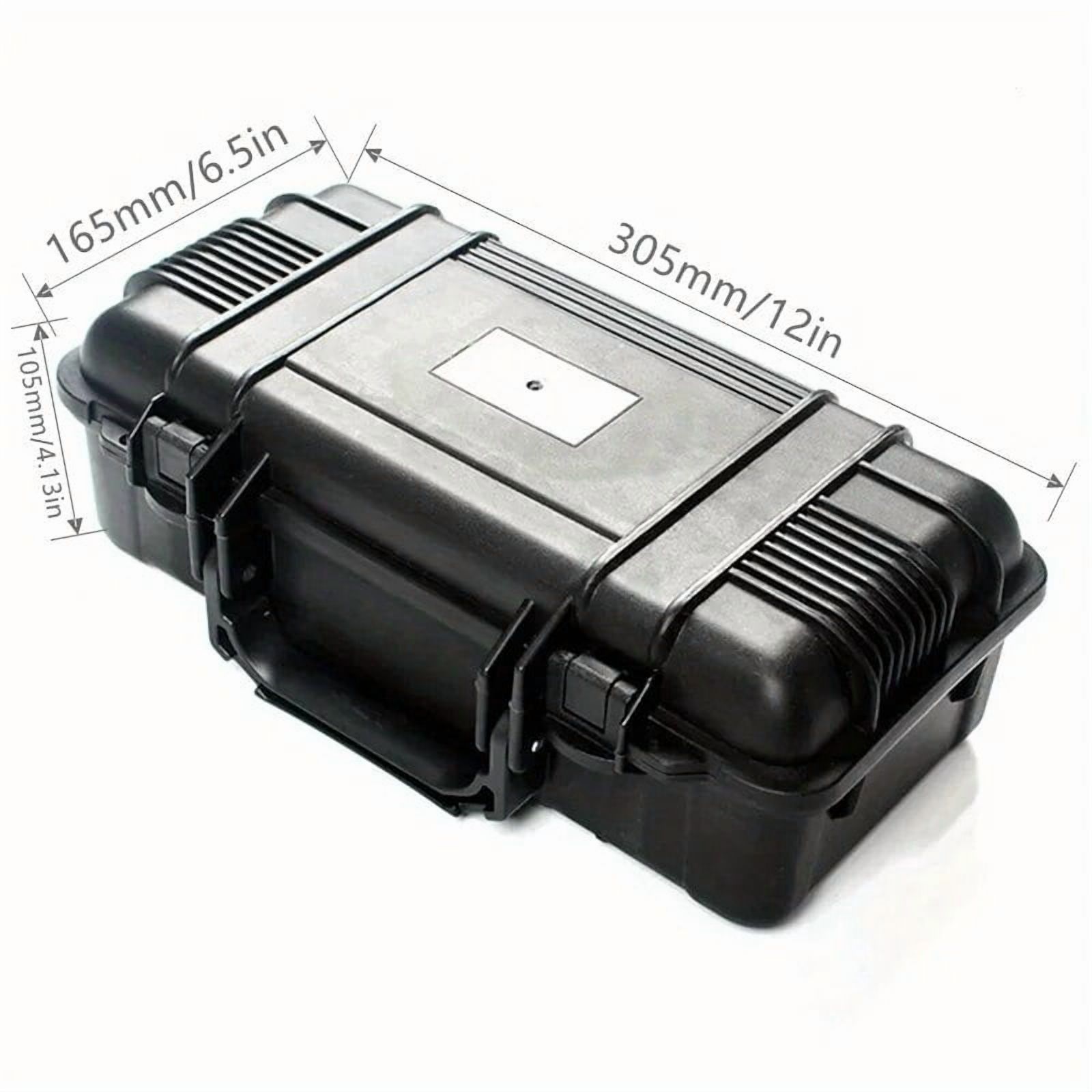 Water-repellent Hard Carry Tool Case Bag Organizer Storage Box,Camera Sealed Shockproof Safety Instrument Toolbox With Sponge
