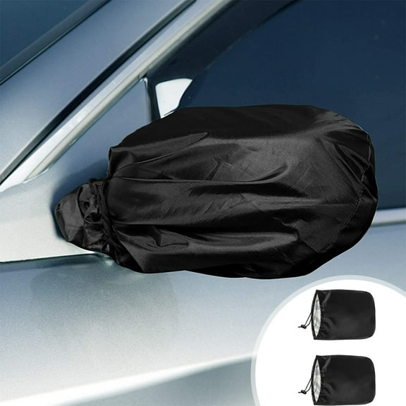 Water-repellent Side Mirror Covers All-weather Rearview Mirror Protectors for Cars Trucks SUVs Universal Fit Rain Snow Dust Protection Durable Mirror Guards