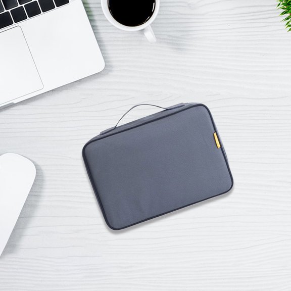 Water-resistant Document Storage Bag, Portable Organizer for Files, Certificates, Laptop and Travel, Multi-purpose Storage Bag for Home, Office and Camping