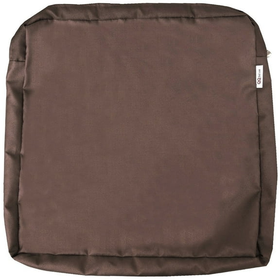 Water-resistant Outdoor Patio Chair Seat Cushion Cover 20"X18"X4" Brown Color Slipcovers