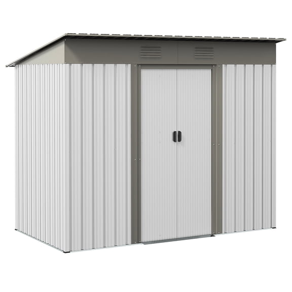 Water-safe Roof and Lean-to Structure / Provide Stable Outdoor Storage for Garden