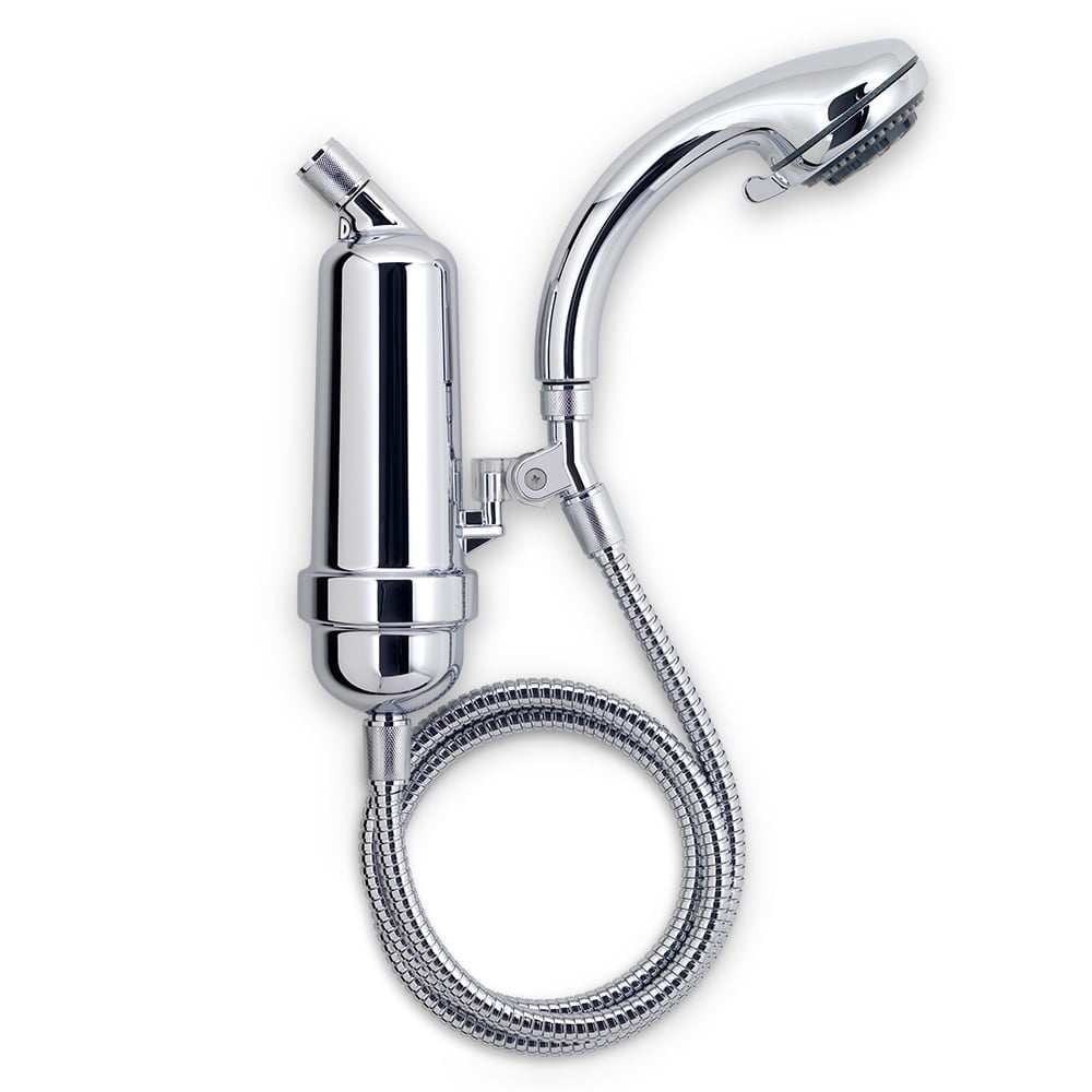 WaterChef Premium Shower Filter System SF-7C with Handheld Wand (Chrome), Certified 96.6% Chlorine Reduction, 10,000 Gal.