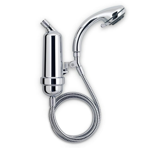 WaterChef Premium Shower Filter System SF-7C with Handheld Wand (Chrome), Certified 96.6% Chlorine Reduction, 10,000 Gal.