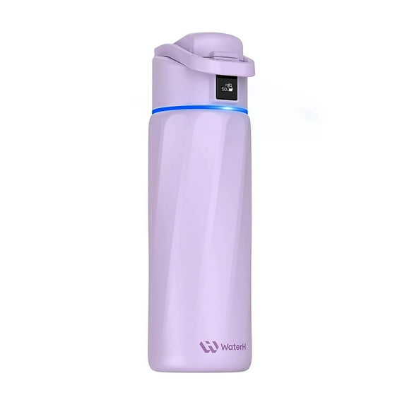 WaterH BOOST Stainless Steel Triple Wall Insulated Smart Water Bottle 24 oz. Purple (B003-24OZ-PL)