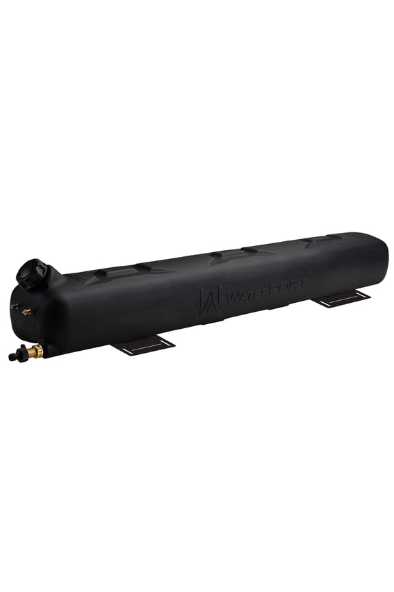 Weekender 8 Gallon Black Plastic Round Self-Pressurizing Water Tank