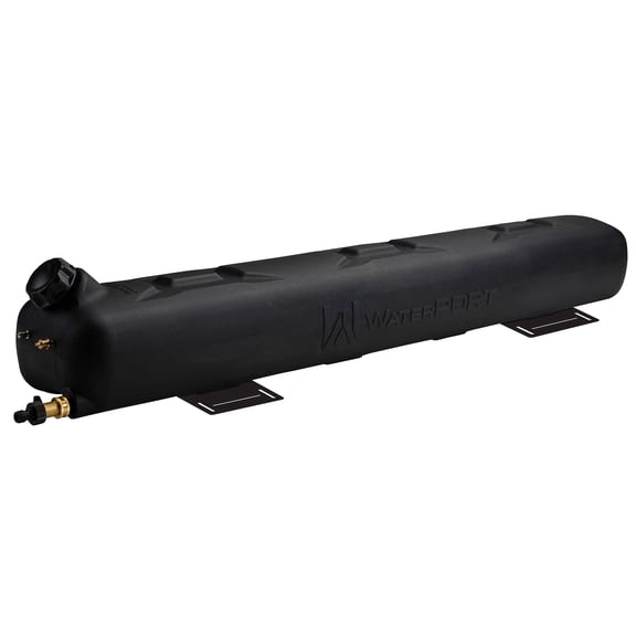 WaterPORT Weekender 8 Gallon Black Plastic Round Self-Pressurizing Water Tank