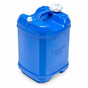 WaterPrepared ReadyJug 7 Gal Stackable Water Storage Container with Built-In Spigot, Blue