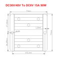 thumbnail image 1 of WaterProof 36V/48V to 6V 15A 90W Step Down DC/DC Power Converter Regulator, 1 of 9