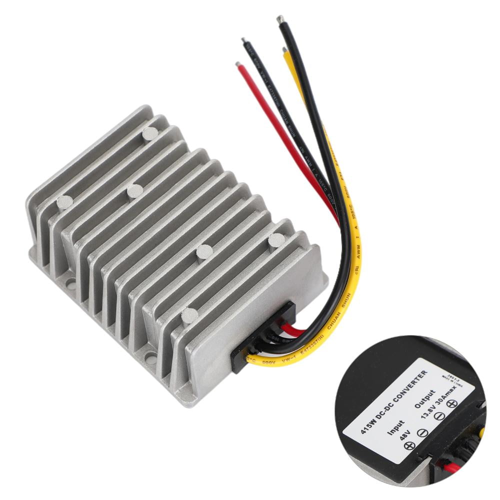 Yichuhaoxi Voltage Converter Regulator 48V To DC 13. 8V 30A 414W Power Transformer Waterproof In Standard Pipe Capacity 2-24527FPH005 - The Home Depot