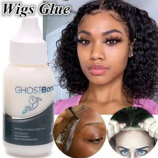 GHOSTBOND Platinum Water-Resistant Wig Glue for Extreme Heat - 1.3oz - Hair  Replacement Adhesive for Poly and Lace Wigs. Invisible Bonding Hair Glue -  Strong Hold Lace Front Glue 1.3 Ounce