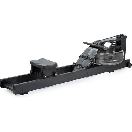WaterRower Club All Black Rowing Machine in Ash Wood with S4 Monitor