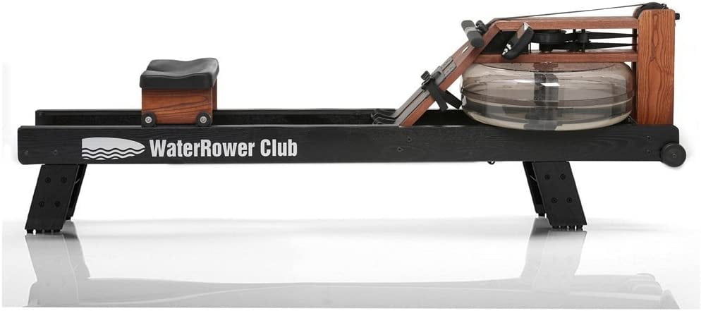 WaterRower Club Rowing Machine with S4 Monitor | Water Rower | Original Handcrafted Erg Machine for Home Use & Gym | Hi Rise