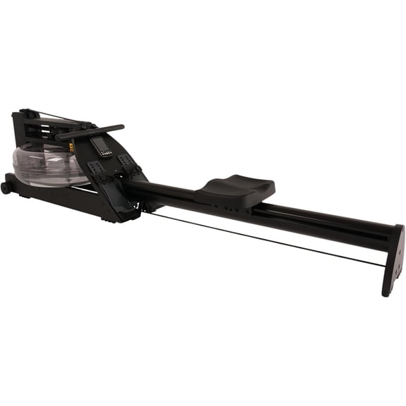 WaterRower Hybrid BLE Shadow Rowing Machine | Wood & Aluminium Water Resistance Rower with Bluetooth Monitor for Connected Cardio & Strength Training