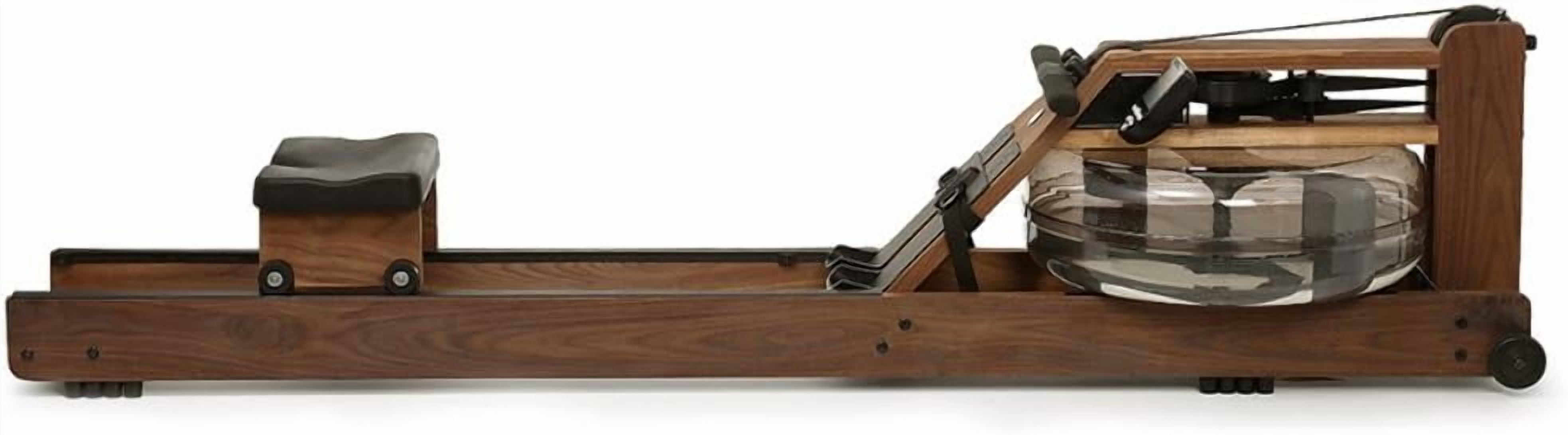 WaterRower Walnut Rowing Machine with S4 BLE Monitor | USA Made Water Rower | Original Handcrafted Erg Machine for Home Use & Gym