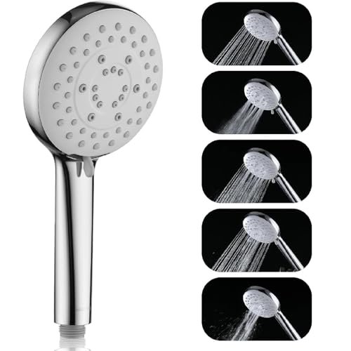 WaterSong Shower Head with Handheld, 5Mode Handheld Shower Head, High