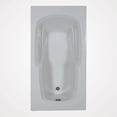 thumbnail image 1 of WaterTech Acrylic 60 in. x 32 in. Reversible Drain Drop-In Soaking Tub - Biscuit, 1 of 1