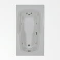 thumbnail image 1 of WaterTech Acrylic 60 in. x 32 in. Reversible Drain Drop-In Whirlpool Tub - Bone, 1 of 1
