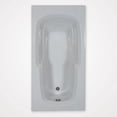 thumbnail image 1 of WaterTech Acrylic 60 in. x 36 in. Reversible Drain Drop-In Soaking Tub - Bone, 1 of 1