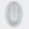 thumbnail image 1 of WaterTech Acrylic 60 in. x 42 in. EOW Reversible Drain Drop-In Whirlpool Tub - Bone, 1 of 1