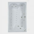 thumbnail image 1 of WaterTech Acrylic 60 in. x 43 in. Drop-In Whirlpool and Air Bath Combination Tub - Bone, 1 of 1