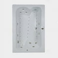 thumbnail image 1 of WaterTech Acrylic 60 in. x 48 in. Elite Series Drop-In Whirlpool and Air Bath Combination Tub - White, 1 of 1