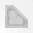 thumbnail image 1 of WaterTech Acrylic 60 in. x 60 in. NS Center Drain Drop-In Whirlpool Tub - Biscuit, 1 of 1
